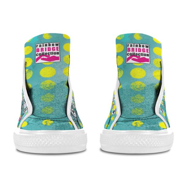 Sneaker mit Hundemotiv Eddy - Turnschuh, Sportschuh, bunt, Unisex, Grösse 36-46, Mischling, Mix, deutscher Schäferhund